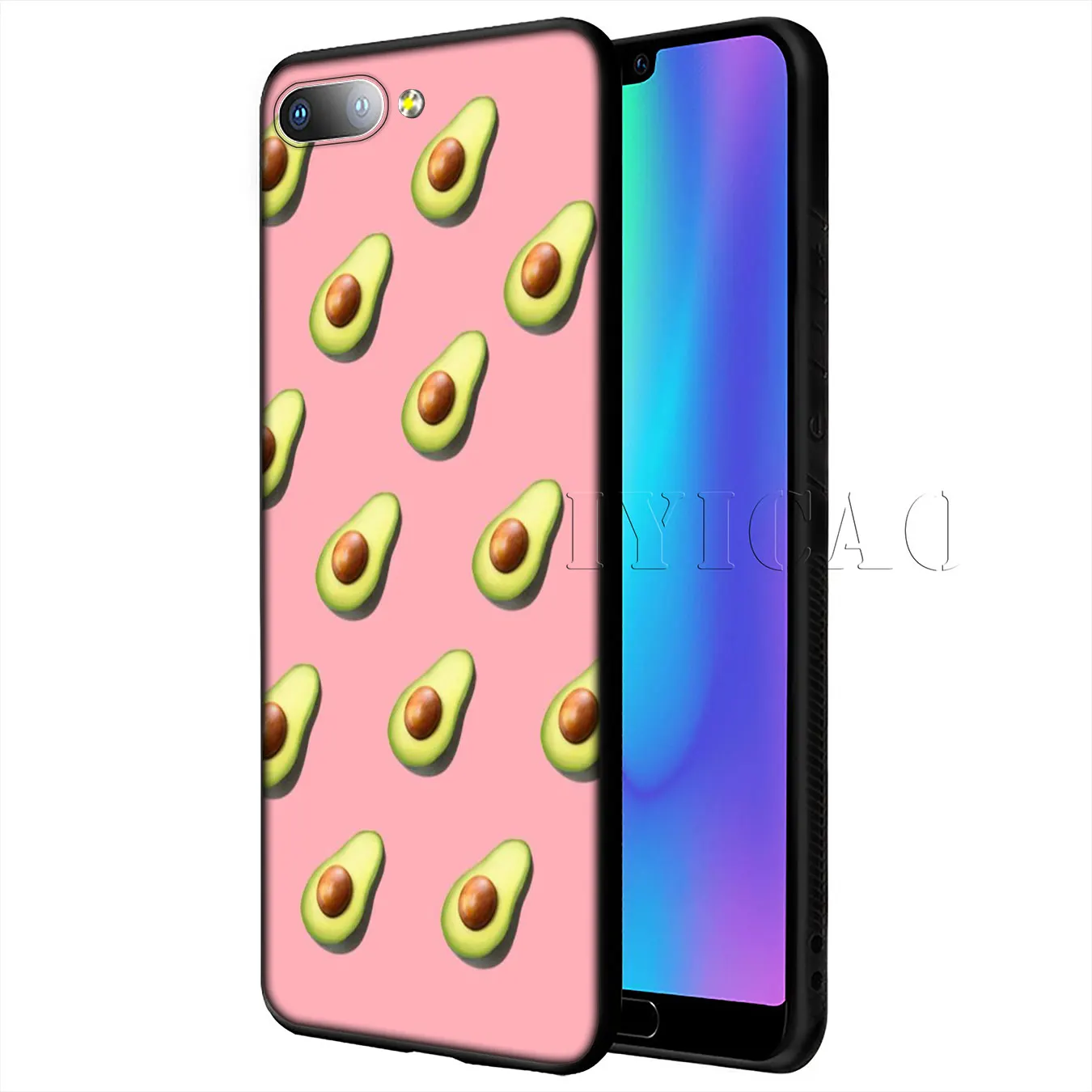 IYICAO Art Funny Tumblr авокадо Мягкий силиконовый чехол для Huawei Y9 Y7 Y6 Prime 2019 Honor 20 8C 8X 8 9 9X 10 Lite