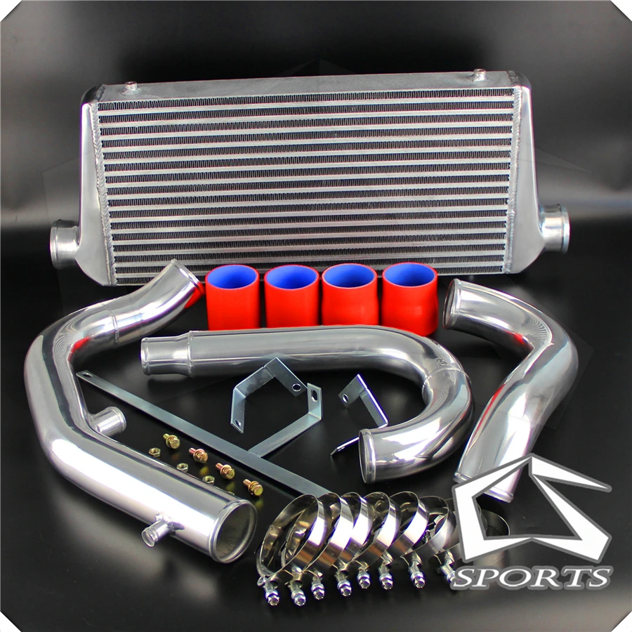 Интеркуллер FMIC + Трубопроводный комплект подходит для M * itsubishi Lancer EVO 7 8 9 CT9A 4G63 04