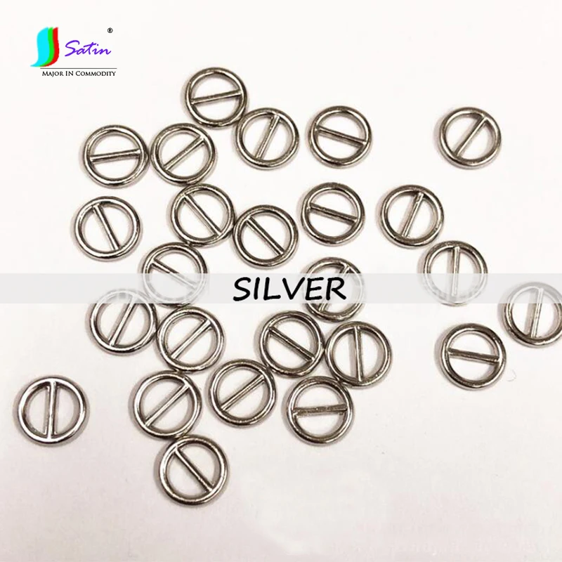 5 мм мини металлическая Золотая Серебряная бронзовая круглая кукольная Пряжка