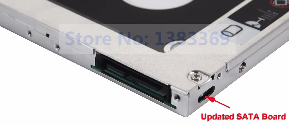 SATA 2 й жесткий диск SSD HDD модуль Caddy адаптер для HP EliteBook 2560P 2570p с рамкой и