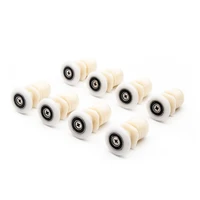 4pcs 8pcsset 19232527mm plastic partiality glass bearing rollers for sliding door pulley wheels runner shower cabin spa room