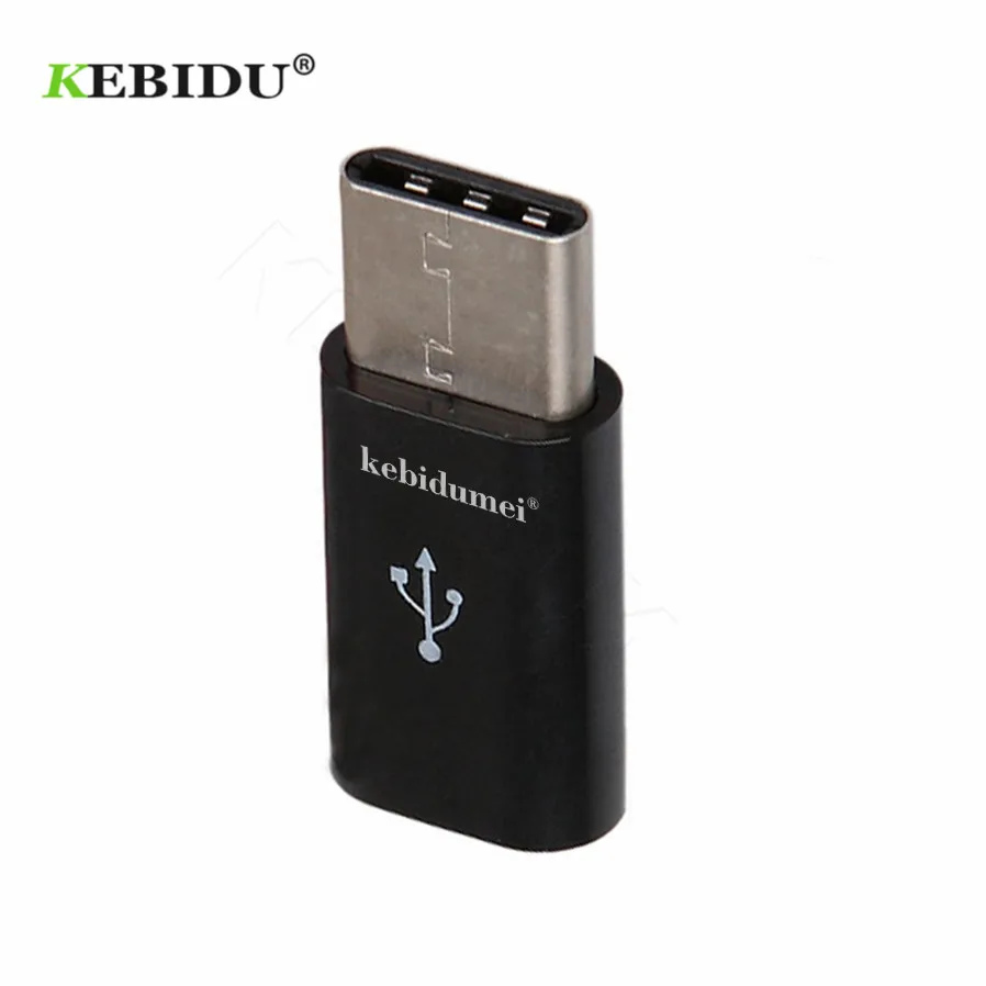 Kebidu mini USB-C USB 3,1 Мужской к Micro USB Женский конвертер тип-c конвертер для Macbook 1" oneplus2 для планшета и мобильного телефона