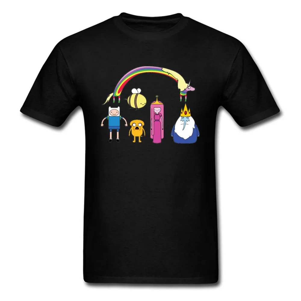 Семейная футболка Adventure Time 2018 мужские Забавные топы графическая летние футболки
