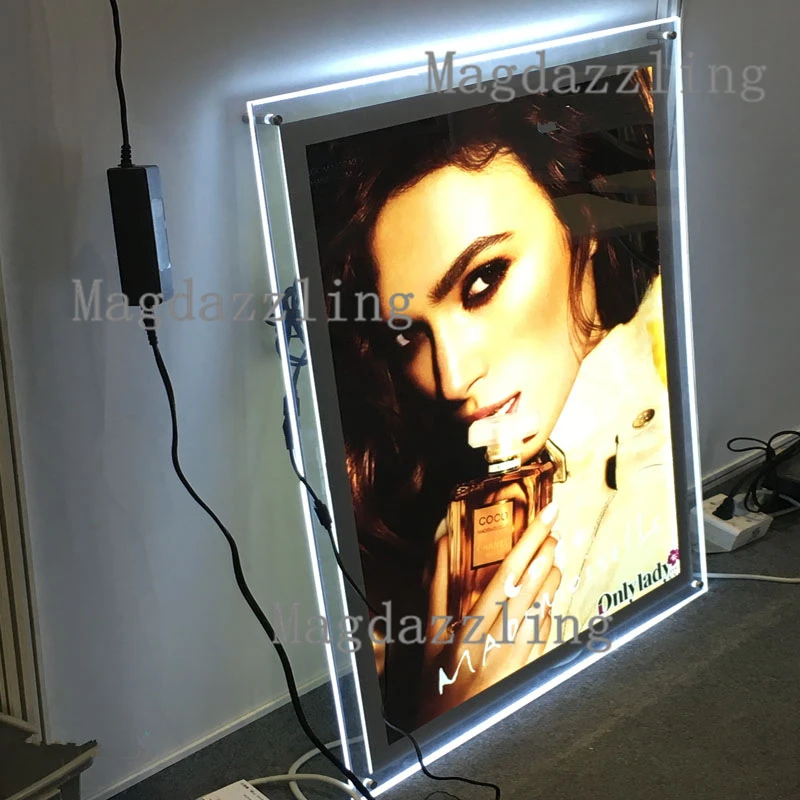 A3 LED тонкий кристалл световая коробка фильм картина 29x42 см постер знак дисплей|box