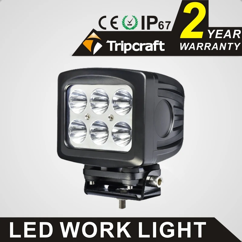 Tripcraft 2 шт. 5.2 дюйма 60 Вт светодиодный свет для Трактор Лодка Off Road Truck 4x4 внедорожник