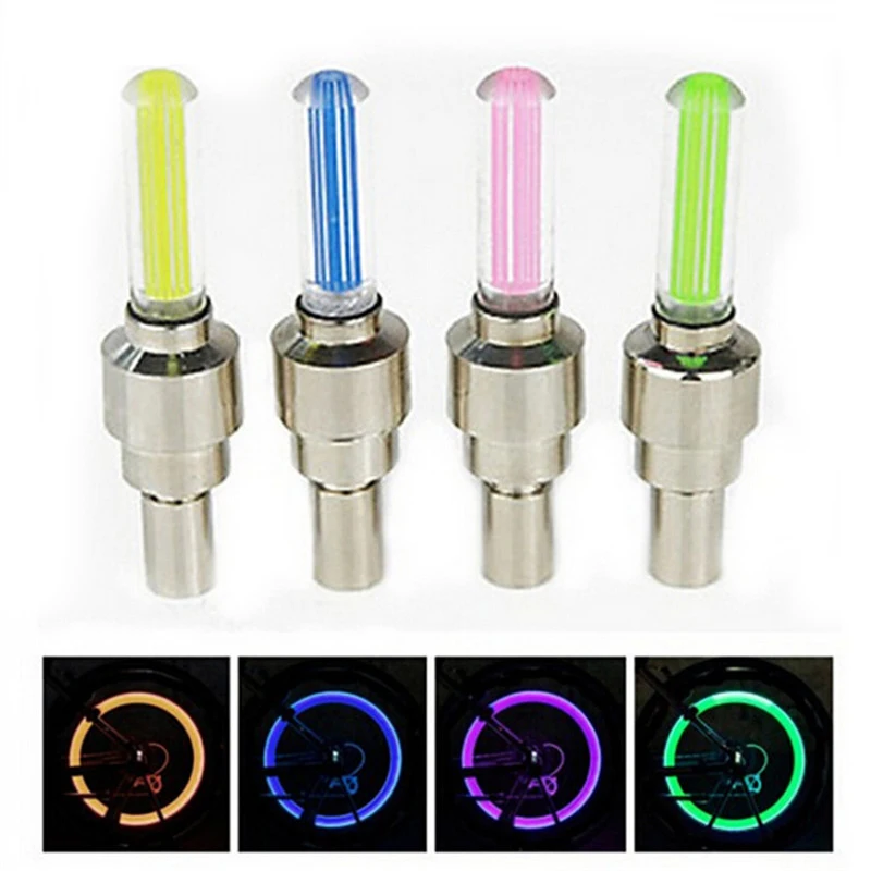 Новинка 2018 светодиодные велосипедные фары 5 шт./компл. колеса шины клапан