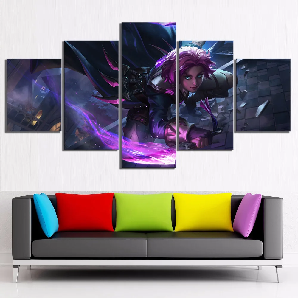 Картина на холсте 5 шт. мультипликационные игры Paladins настенные художественные