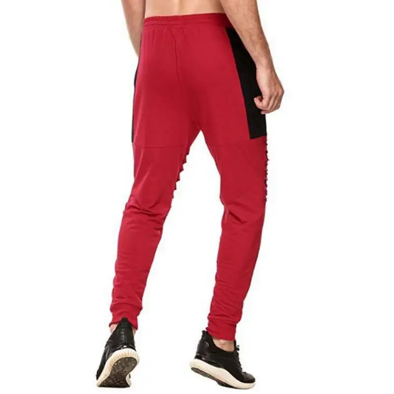 Новый бренд Для мужчин джоггеры Повседневное мужские тренировочные брюки
