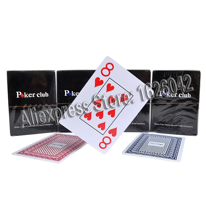 XF Poker Cheat покер клуб пластиковые Невидимые игральные карты для УФ контактных линз