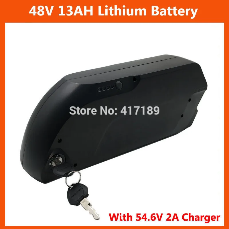 48V 750W электрический велосипед аккумулятор 48v 13ah литий Акула использовать для samsung