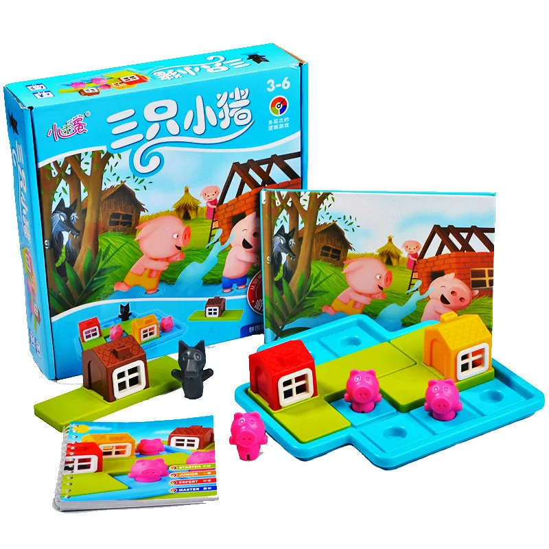 Smart Hide &amp Seek настольные игры три маленьких поросенка 48 вызов с решением IQ