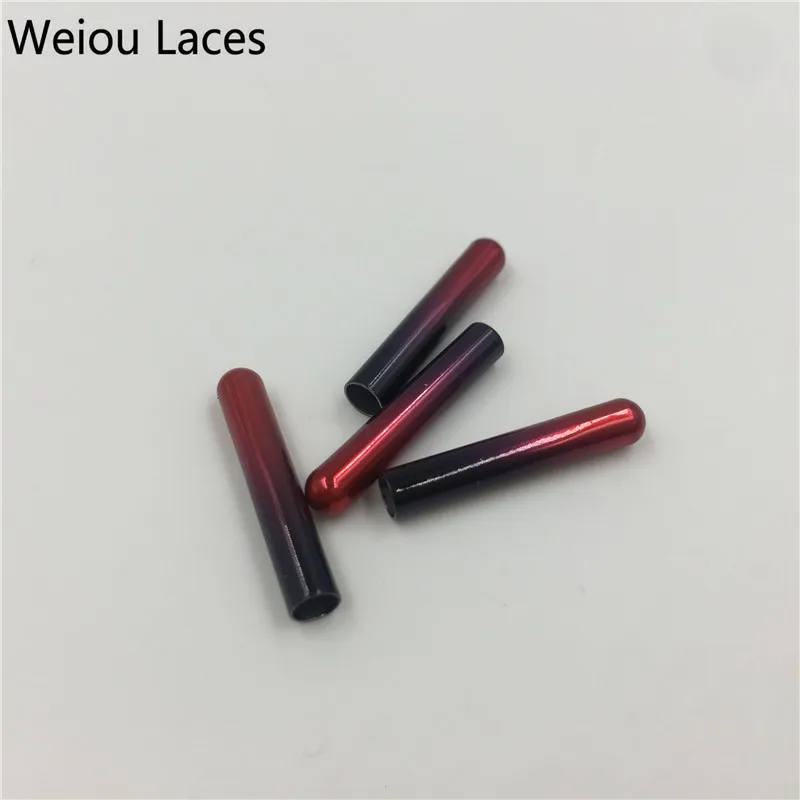 Weiou 4 шт. 1 комплект 3 8x22 мм фиолетовые зеленые бесшовные окрашенные металлические