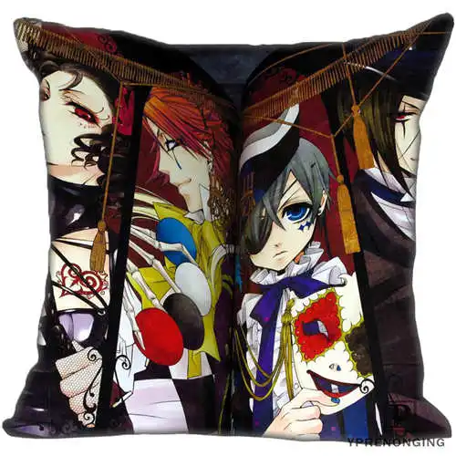 Pillowcase Лучший пользовательский черный-Батлер(1)@ 1 Подушка Чехол Спальня дома квадратная Наволочка на молнии(с одной стороны)#190404-01-77 - Цвет: Pillowcase