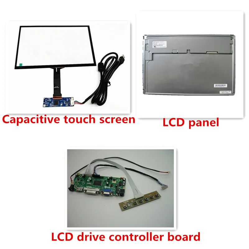 ЖК экран 12 1 дюйма AA121TD02 1280*800 + плата контроллера HDMI совместимого/DVI/VGA емкостный