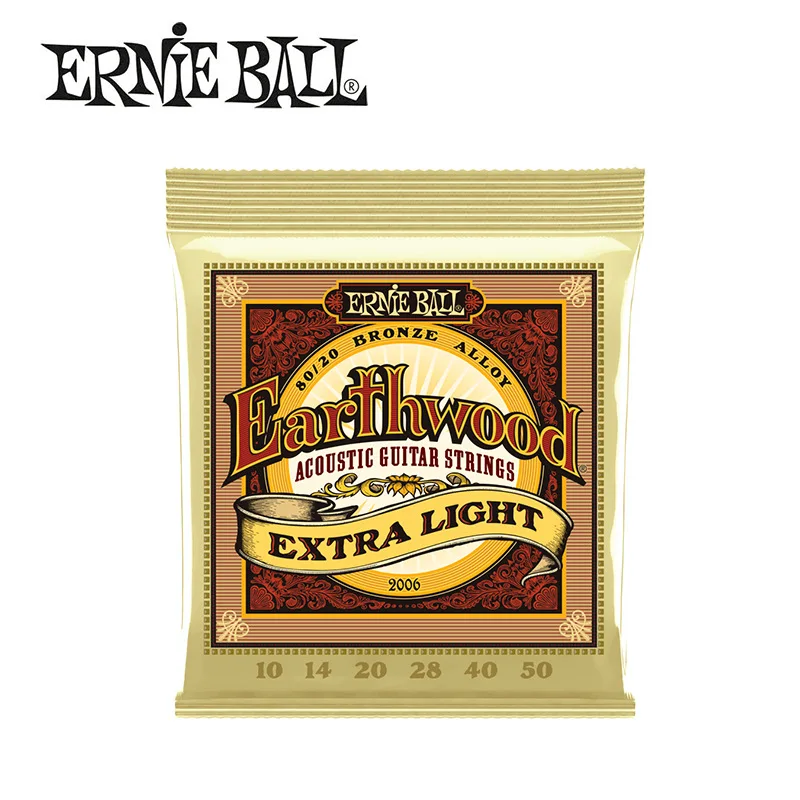Ernie Ball Earthwood Струны для акустической гитары 80/20 Из бронзового сплава 2002 2003 2004 2006 2008