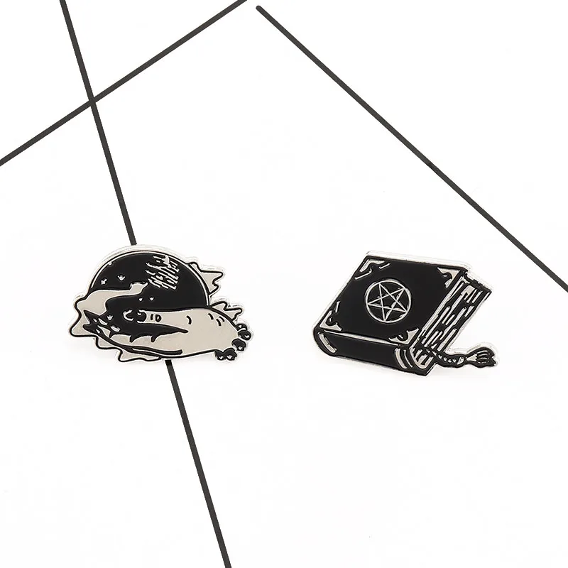 Ведьмы заклинание книга колдовство Pin набор ведьмы булавка Волшебная броши