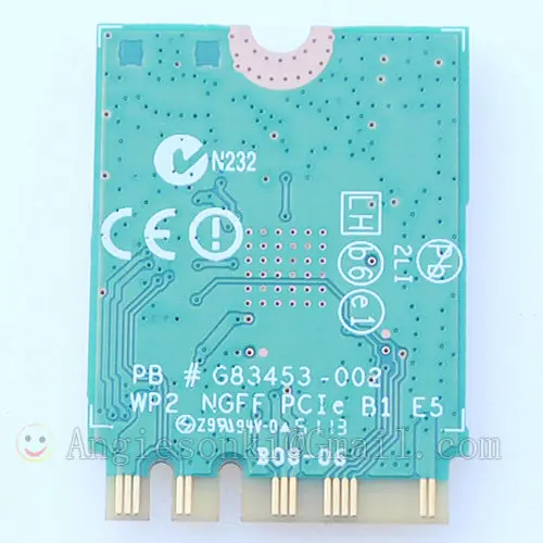 Беспроводная мини карта WLAN AC 7260 802.11AC NGFF/M.2 Wi Fi + Bluetooth BT 4 0 867 Мбит/с для dell Sony Intel 7260NGW