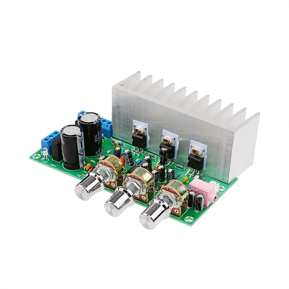 AIYIMA TDA2050+ TDA2030A сабвуферный усилитель аудио Плата 18Wx2+ 32 Вт 2,1 канальный усилитель мощности аудио усилитель домашний звуковой кинотеатр