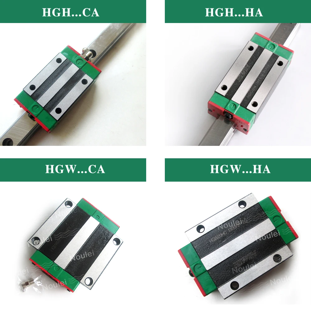 HIWIN HGH25 1500 мм 4 шт. линейный направляющий рельс и 2 HGH25HA Направляющий Блок