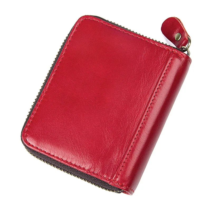 Маленький кошелек. RFID блокирующий кожаный кошелек для женщин отличный Женский