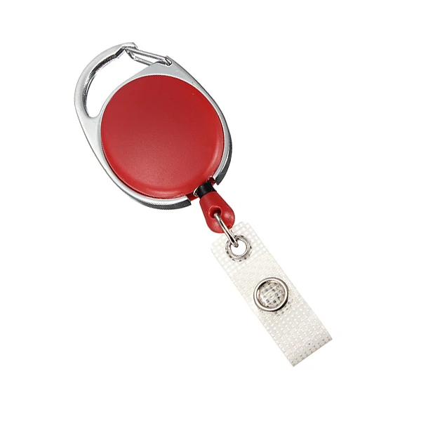 Recoil Reel Belt Clip Stretchable Key Ring Retractable Pull Keychain Lanyard ID Badge Holder Name Tag Card | Украшения и