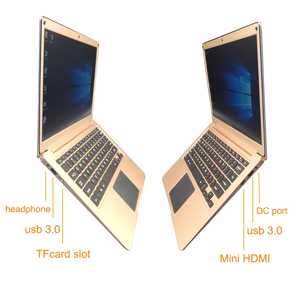 DEEQ ноутбука 13 3 дюйма ips Экран Ultrabook Игровые ноутбуки Intel J3455 Win10 Тетрадь компьютер с