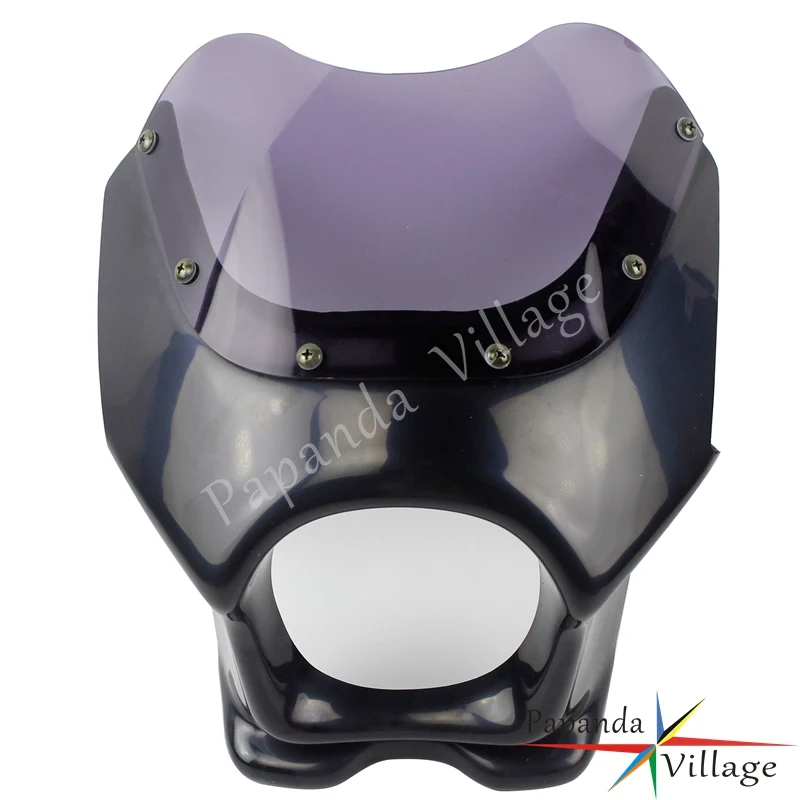 Черный чехол для передних фар мотоцикла обтекатель Honda Monkey APE CD50 CD125T Benri 90 50 125 FTR223