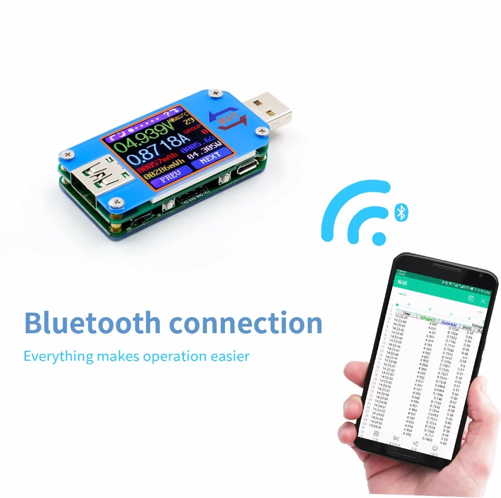 UM25 UM25C Для APP USB 2 0 Type C ЖК Вольтметр Амперметр для измерения напряжения|Измерители