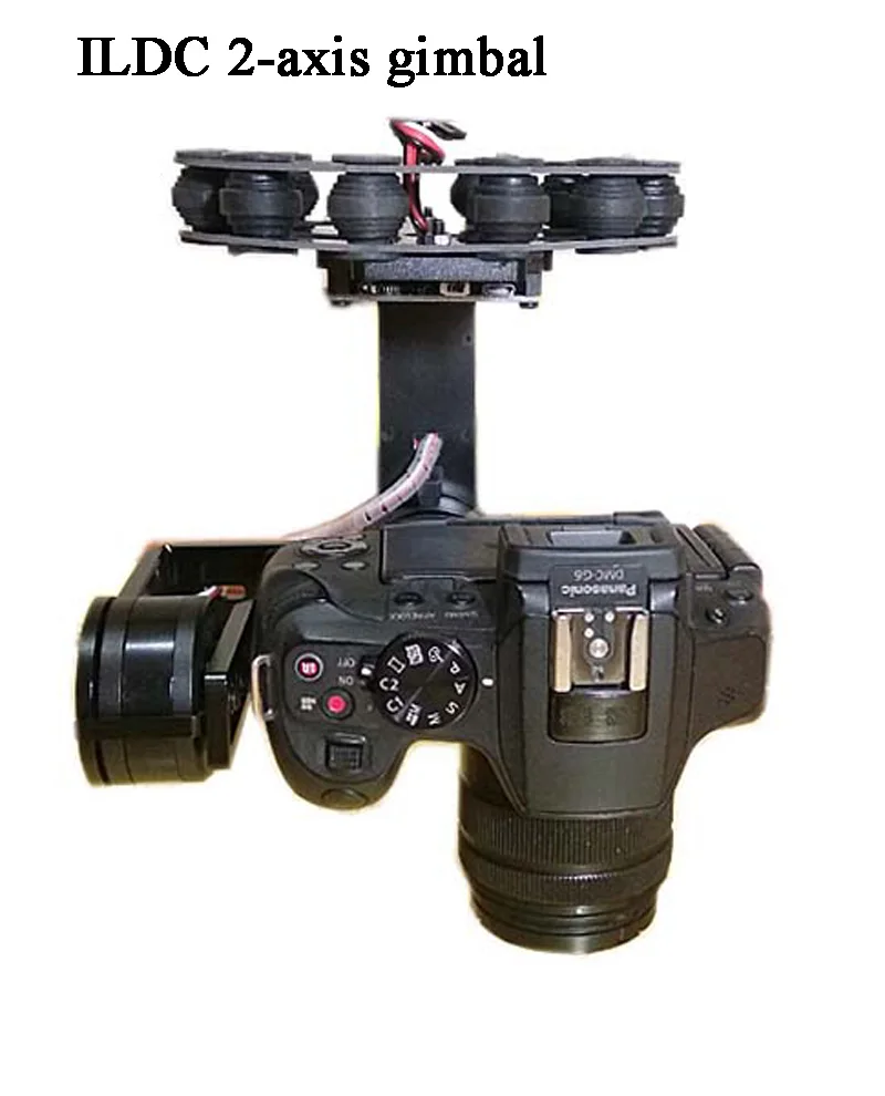 Универсальная 3-осевая 5D 3D 2 Gimbal PTZ DSLR ILDC Camera Pan Tilt Brushless для FPV аэрофотосъемки