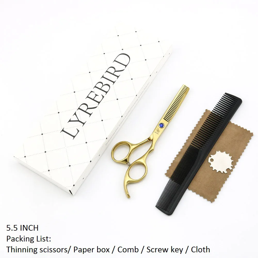 Японские Ножницы для волос парикмахерские ножницы 6 дюймов радужная или Золотая