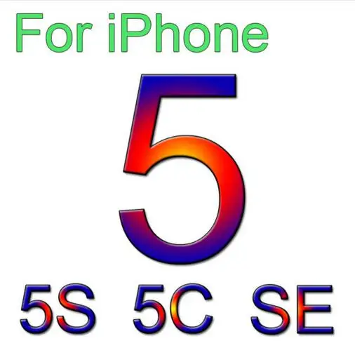 3 шт./лот, закаленное стекло, Защитная пленка для экрана для iPhone 11 Pro XS Max X XR 8 7 6 6S plus 5 5S, жесткая Защитная стеклянная крышка - Цвет: 3filmsi5