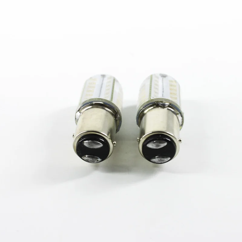 12V 3W 1157 BAY15D BAZ15D COB Светодиодный фонарь для автомобиля задний стоп-сигнал