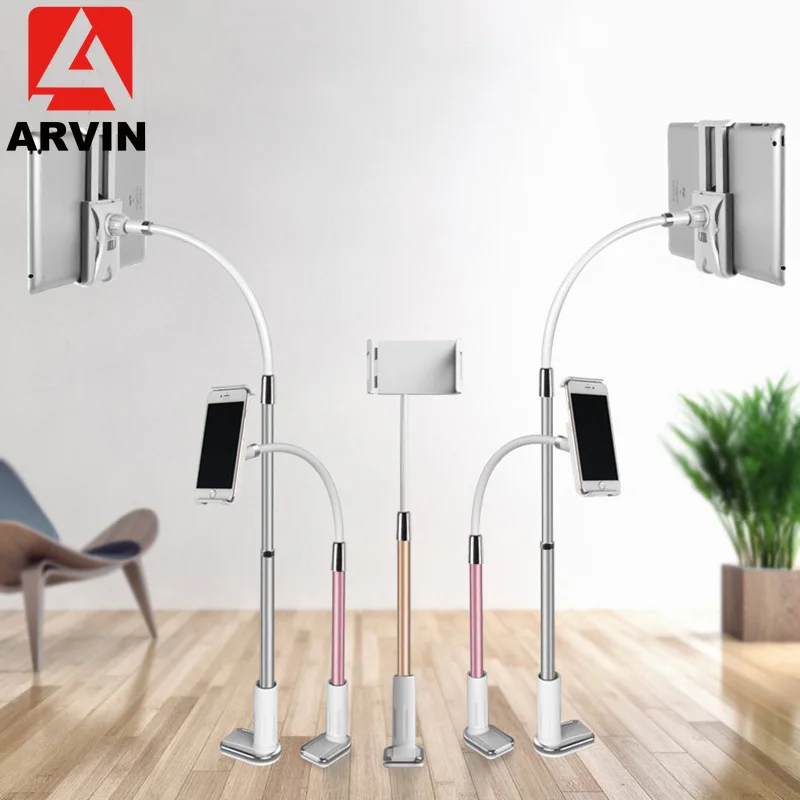 Регулируемый держатель для планшета Arvin на длинной руке подставка IPad Pro IPhone X XS 4-11