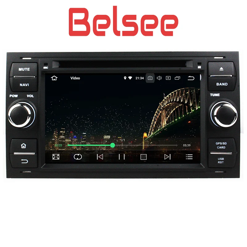 Belsee Android 8 автомобильное радио Стерео Авторадио GPS блок для Ford Focus Connect S MAX Fiesta Galaxy