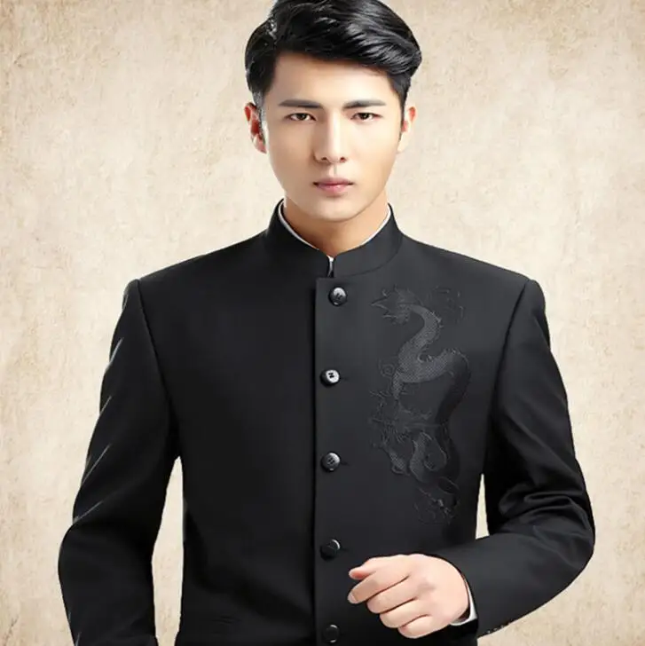 Пиджак мужской Свадебный с воротником-стойкой | Мужская одежда