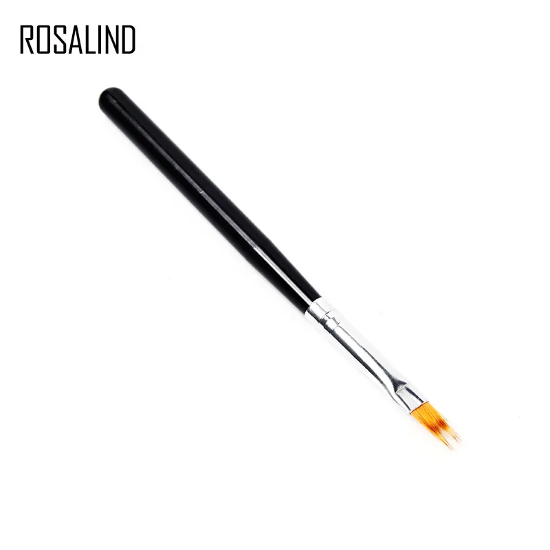 ROSALIND Nail Brush Pen Nylon Hair UV Gel Polish Tips Serrated jagged Drawing Painting Black Wood DIY Design |