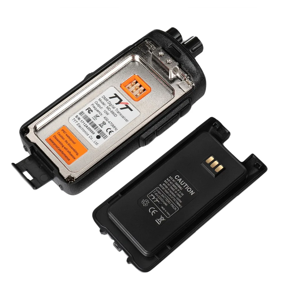 TYT MD 680D DMR радио 400 470 МГц IP67 Водонепроницаемый 10 Вт светодиодный панельный экран