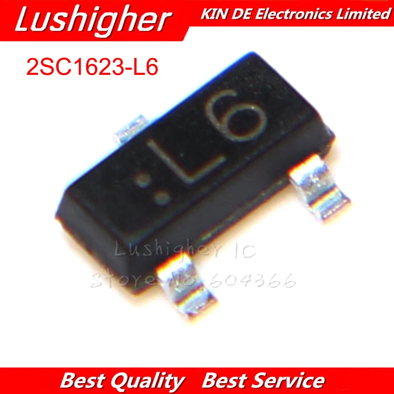 100 шт. 2SC1623-L6 L6 SOT-23 2SC1623 искусственные NPN Epitaxial Транзисторы, новый оригинальный