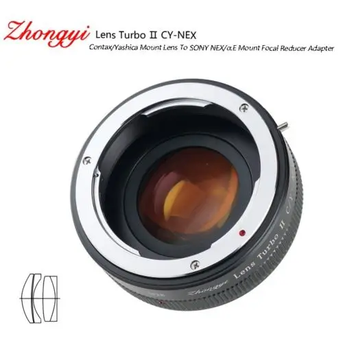 Mitakon Zhongyi Lens Turbo II фокусный редуктор усилитель скорости адаптер для Contax Yashica CY
