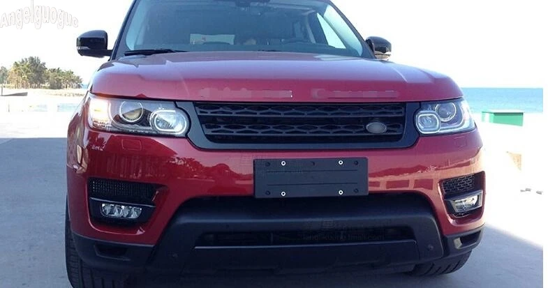 ABS хром/фортепиано черный для Land Rover Range Rover Sport-17 Автомобильная передняя противотуманная фара рамка декоративная наклейка накладка