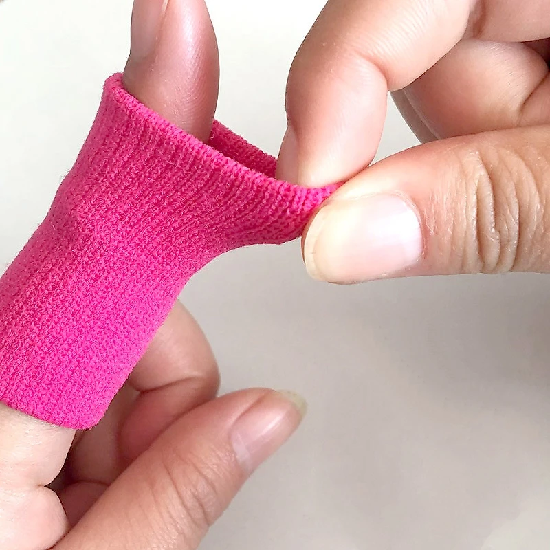 10 Pcs Elastic Nylon Finger Sleeves Basketball Men Women Sports Safety Thumb Brace Protector For Volleyball Badminton Fitness | Спорт и