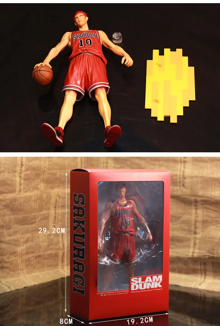 Аниме Slam Dunk Shohoku Sakuragi Hanamichi № 10 ПВХ экшн фигурки Баскетбол коллекционные предметы