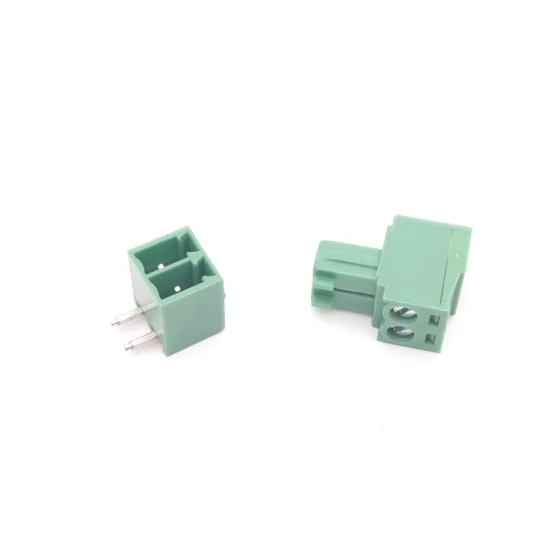 50 пар 3 81 мм Шаг 2 Pin угловой винт фоторазъем|pluggable terminal block|terminal blockterminal block plug |