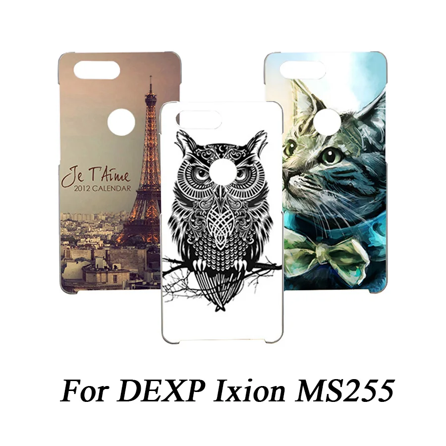 Чехол для телефона DEXP Ixion MS255 Модный Цветной чехол с рисунком гелевый защитный из