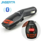 FM-модулятор JINSERTA, Bluetooth, с поддержкой MP3-плеера, TF Micro SD, 3,5 мм