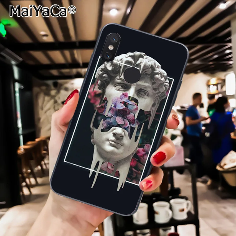 MaiYaCa Винтаж штукатурка статуя Давида художественный чехол для телефона с рисунком для Xiaomi Redmi8 4X 6A S2 7A 6A Redmi 5 5Plus Note5 7 Note8Pro