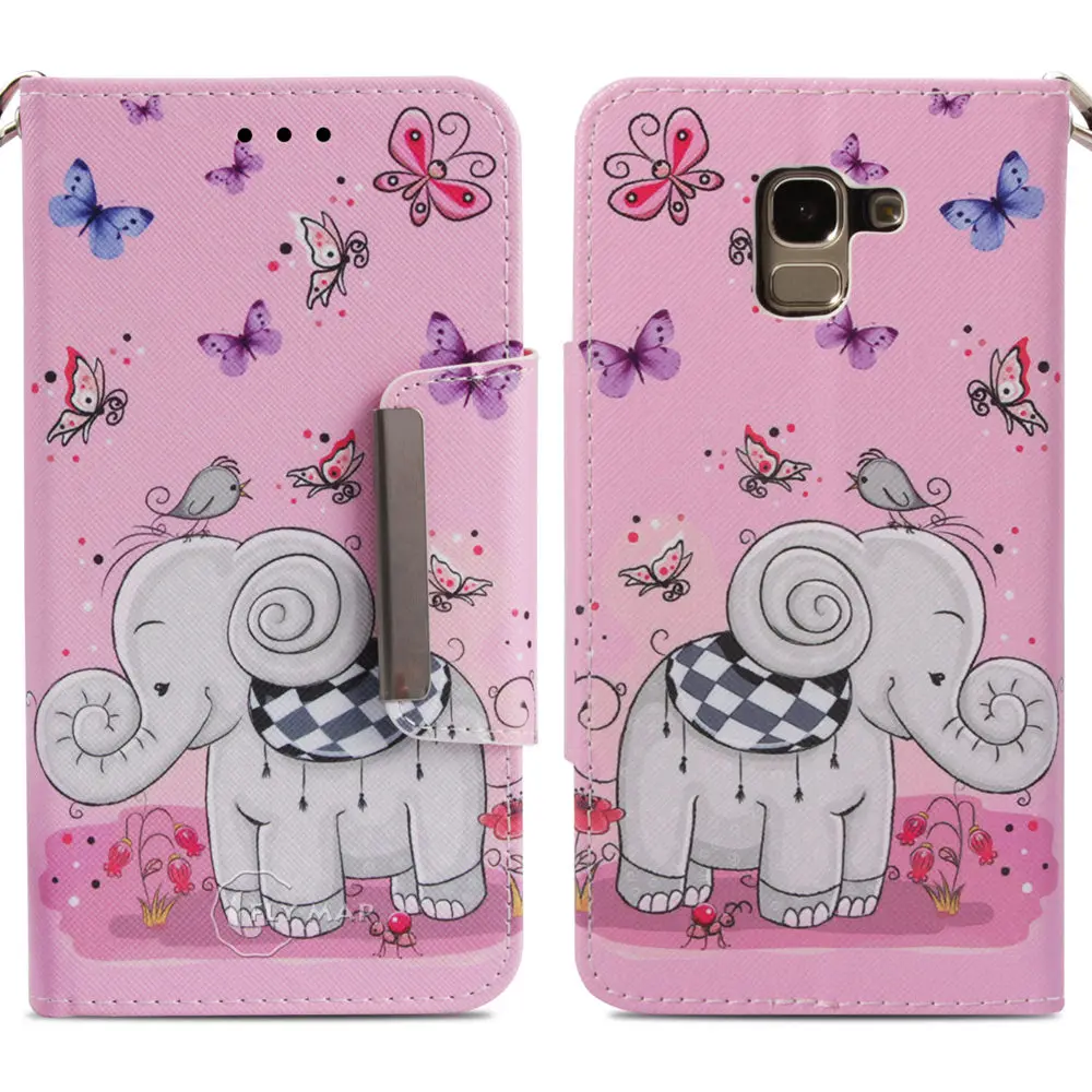 Чехол для мобильного телефона-книжки Wallet Big Cover для Samsung Galaxy J6 2018 6J J600F/DS SM-J600F/DS J600F SM-J600F J600FN SM-J600FN.
