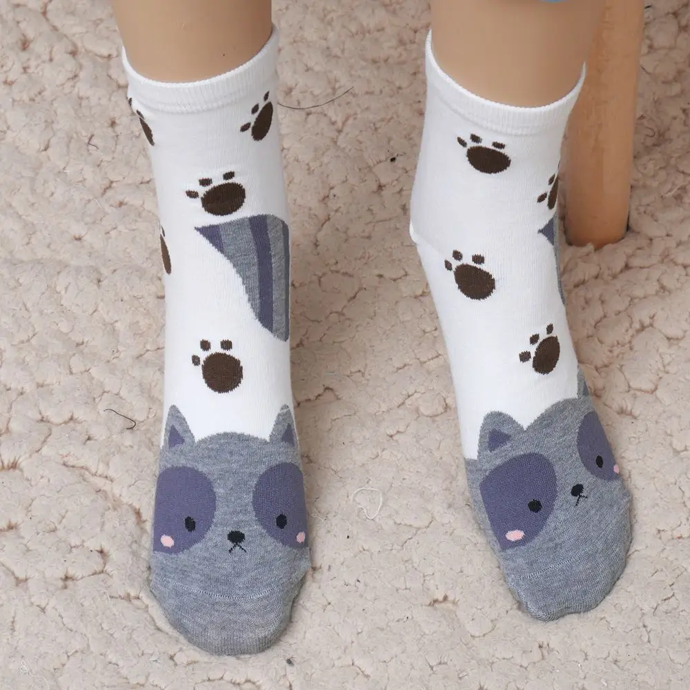 Женские осенне зимние короткие Носки с рисунком животных|female socks|socks adulttube socks |