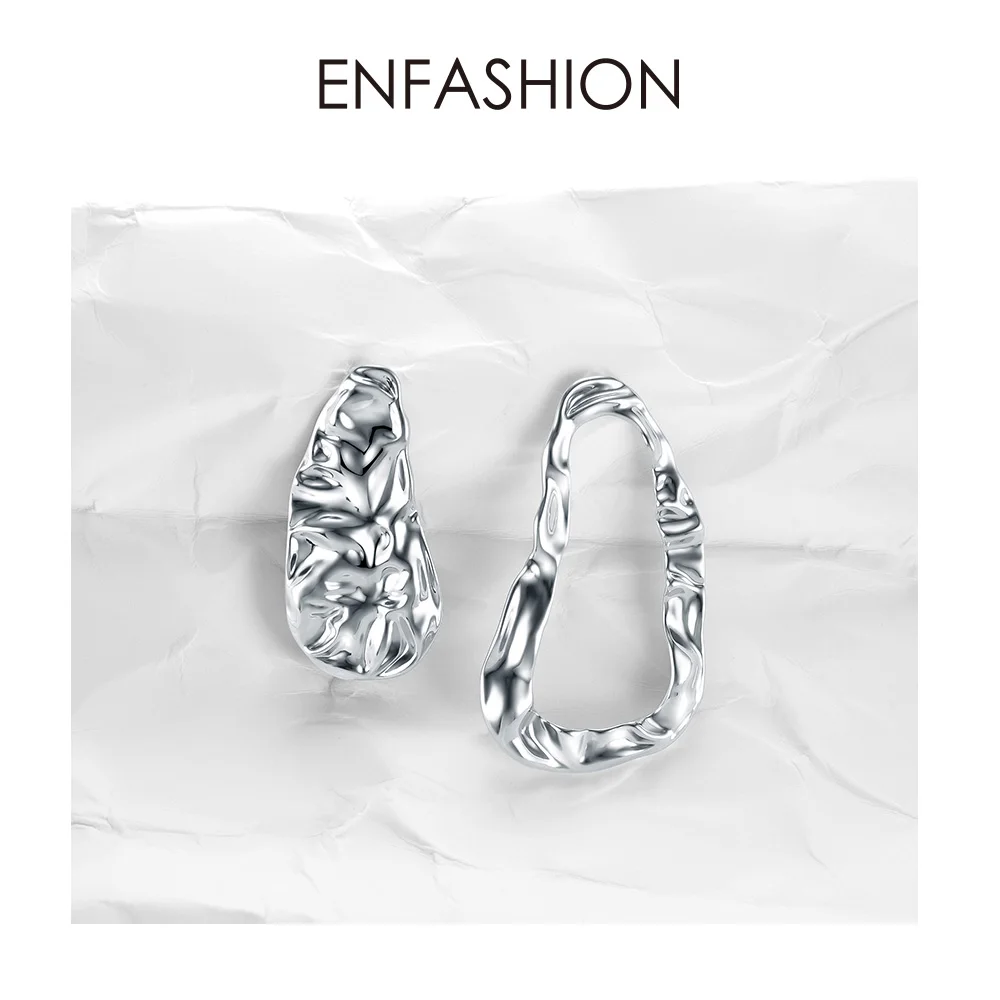 Женские Геометрические серьги-капельки Enfashion массивные серьги с большим кольцом
