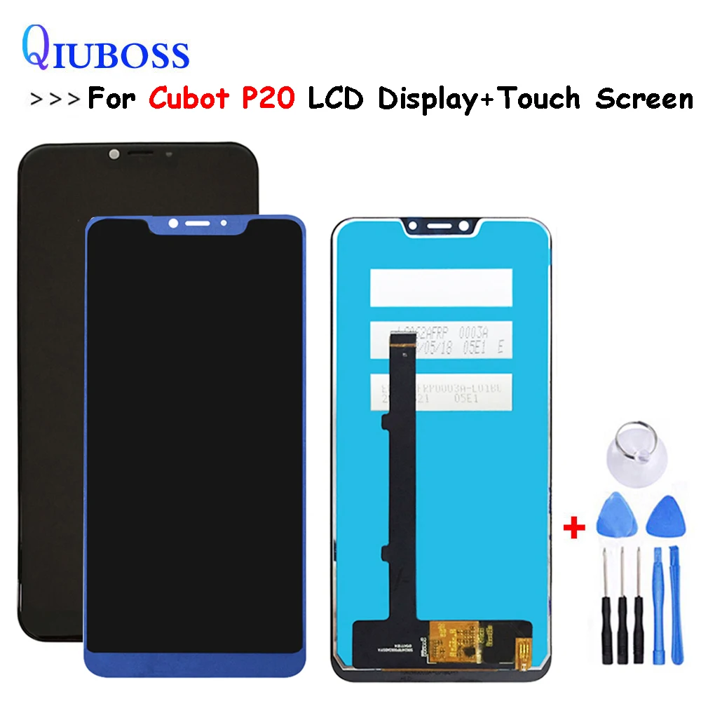 Черный/синий для Cubot P20 ЖК-дисплей и сенсорный экран дигитайзер 6,18 дюймов аксессуары для Cubot P20 с инструментами Черный/синий для Cubot P20 ЖК-дисплей и сенсорный экран дигитайзер 6,18 дюймов аксессуары для Cubot P20 с инструментами